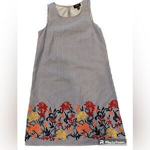 MSK embroidered tank style dress.  Size: M.